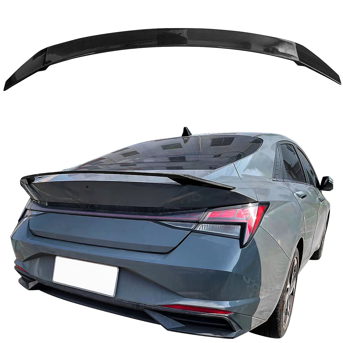 2021-2024 Hyundai Elantra Sedan Rear Trunk Spoiler Wing ABS