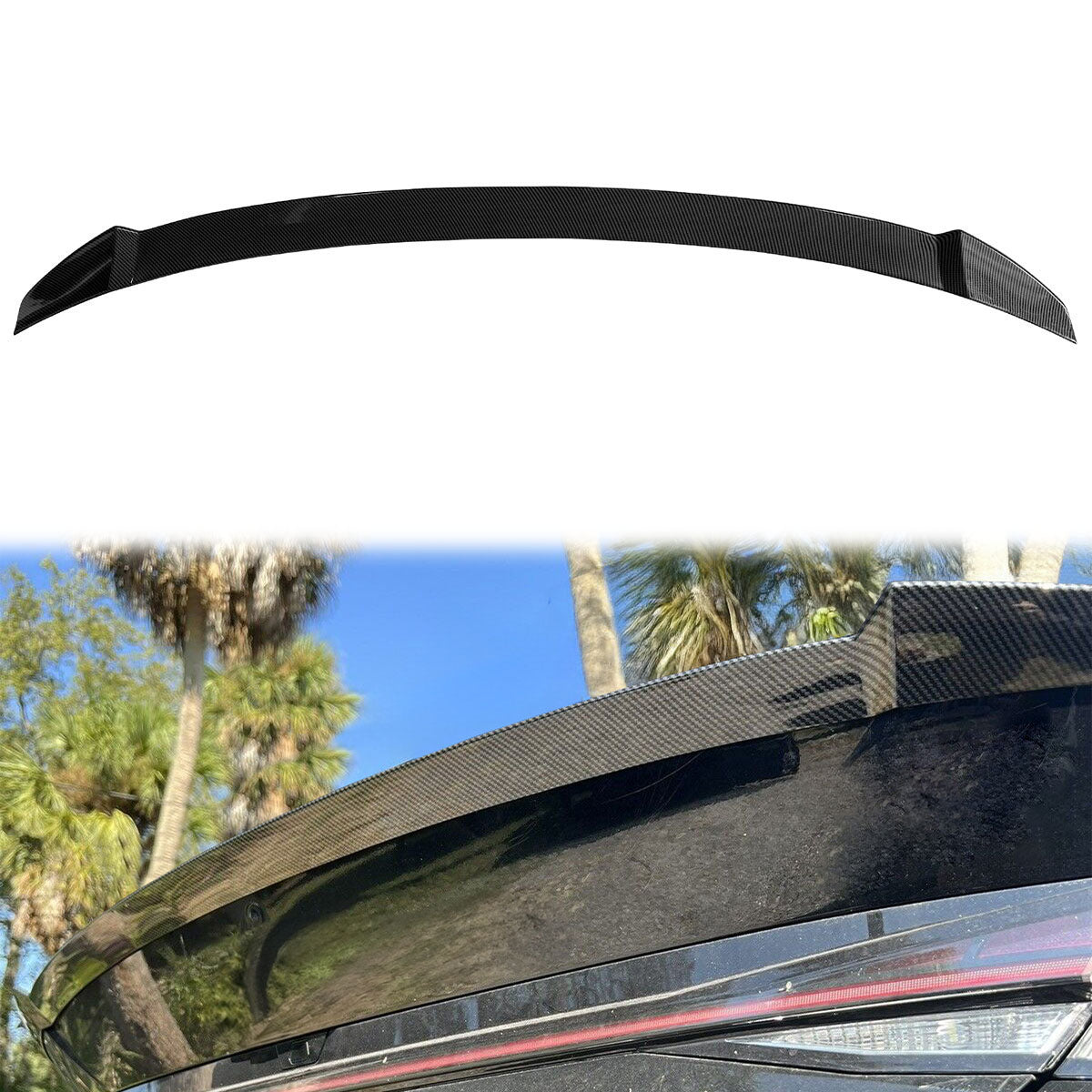 2021-2025 Hyundai Elantra 4DR Sedan M4 Rear Trunk Spoiler Wing ABS