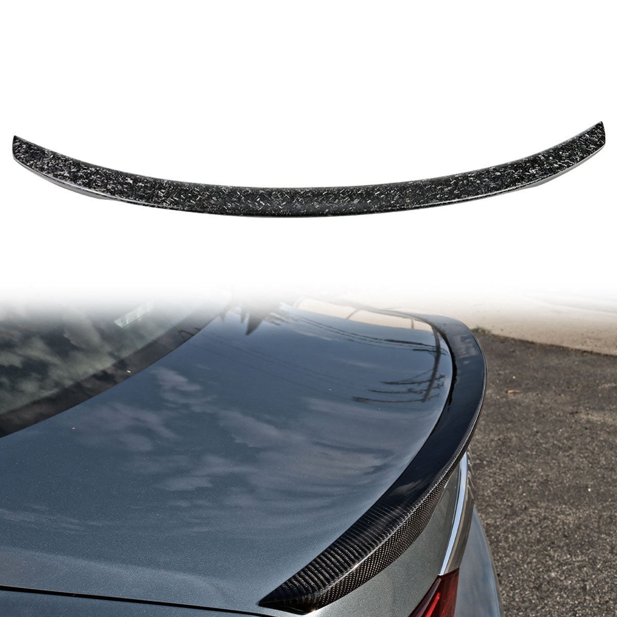 2014-2023 Infiniti Q50 Japanese Style Forge Trunk Spoiler Carbon Fiber