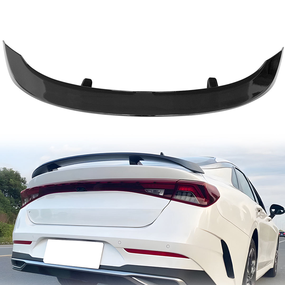 2021-2025 Kia K5 MG Style Rear Trunk Spoiler Wing Lip ABS