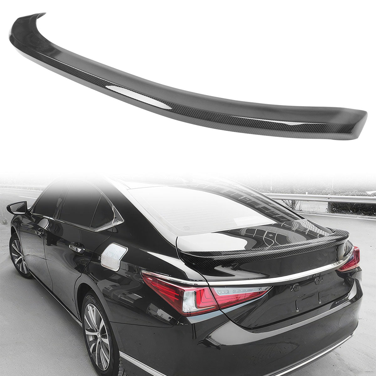 2019-2023 Lexus ES ES250 ES300H ES350 OE Style Painted Trunk Spoiler