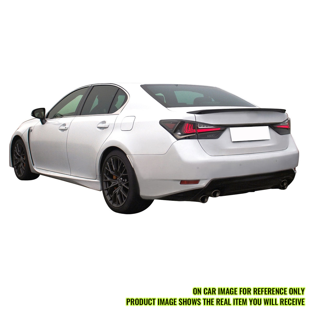 2013-2020 Lexus GS350 F Sport Sedan  Painted Trunk Spoiler ABS