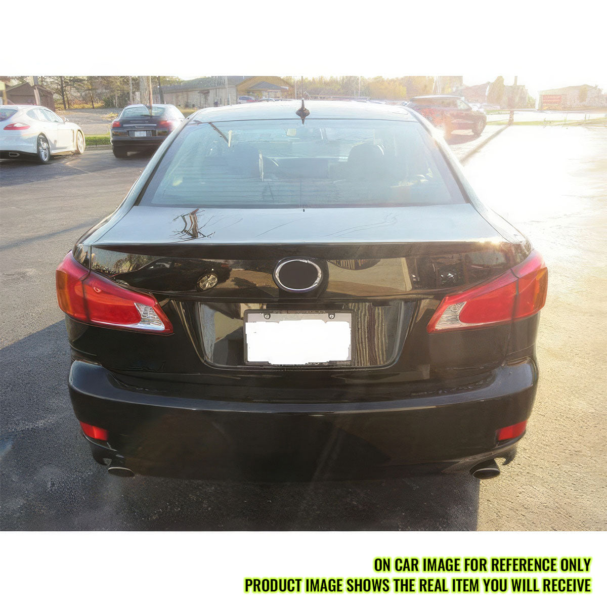 2006-2013 Lexus 2nd Gen IS250 4Dr OE Style Unpainted Trunk Spoiler ABS