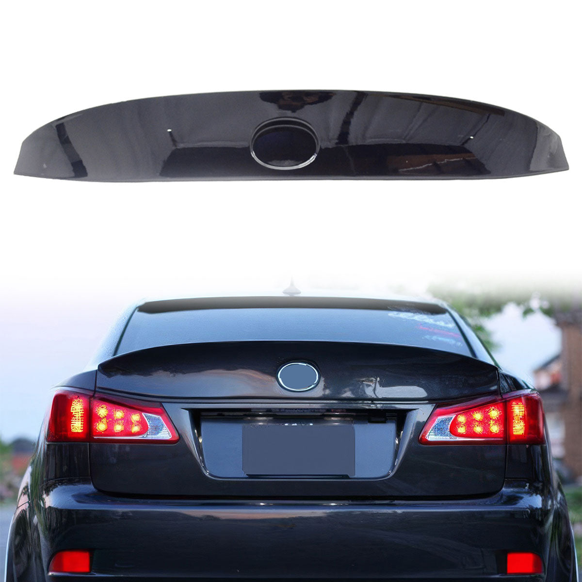 2006-2013 Lexus IS250 IS350 ISF Sedan Saloon Rear Spoiler Wing