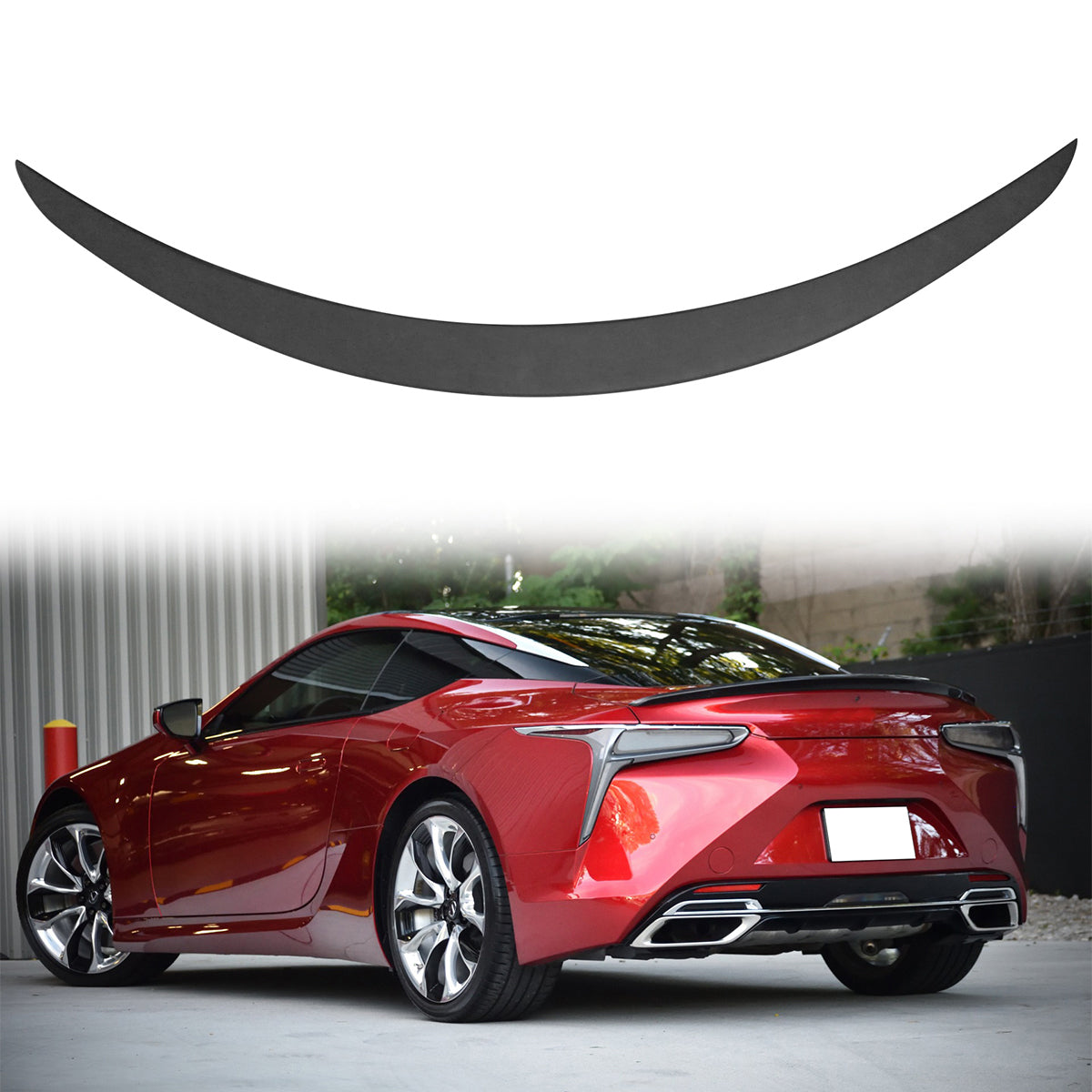 2018-2024 Lexus LC500 LC500H OE Style Flush Mount Rear Spoiler Wing
