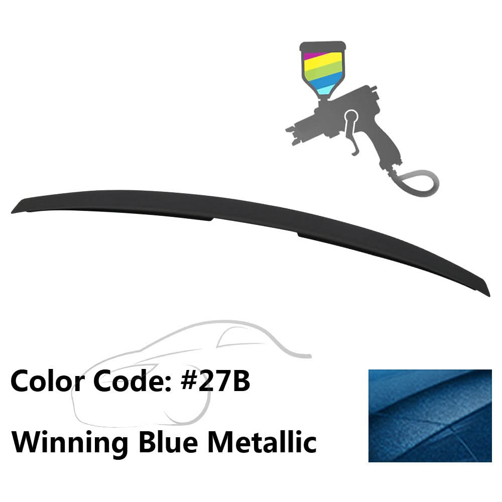 2004-2009 Mazda 3 Sedan Flush Mount  Painted Trunk Spoiler ABS