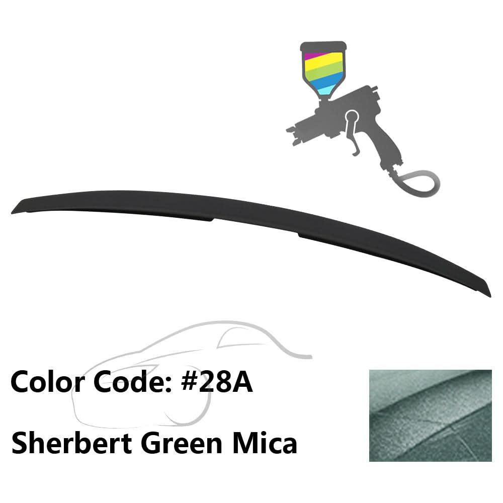2004-2009 Mazda 3 Sedan Flush Mount  Painted Trunk Spoiler ABS