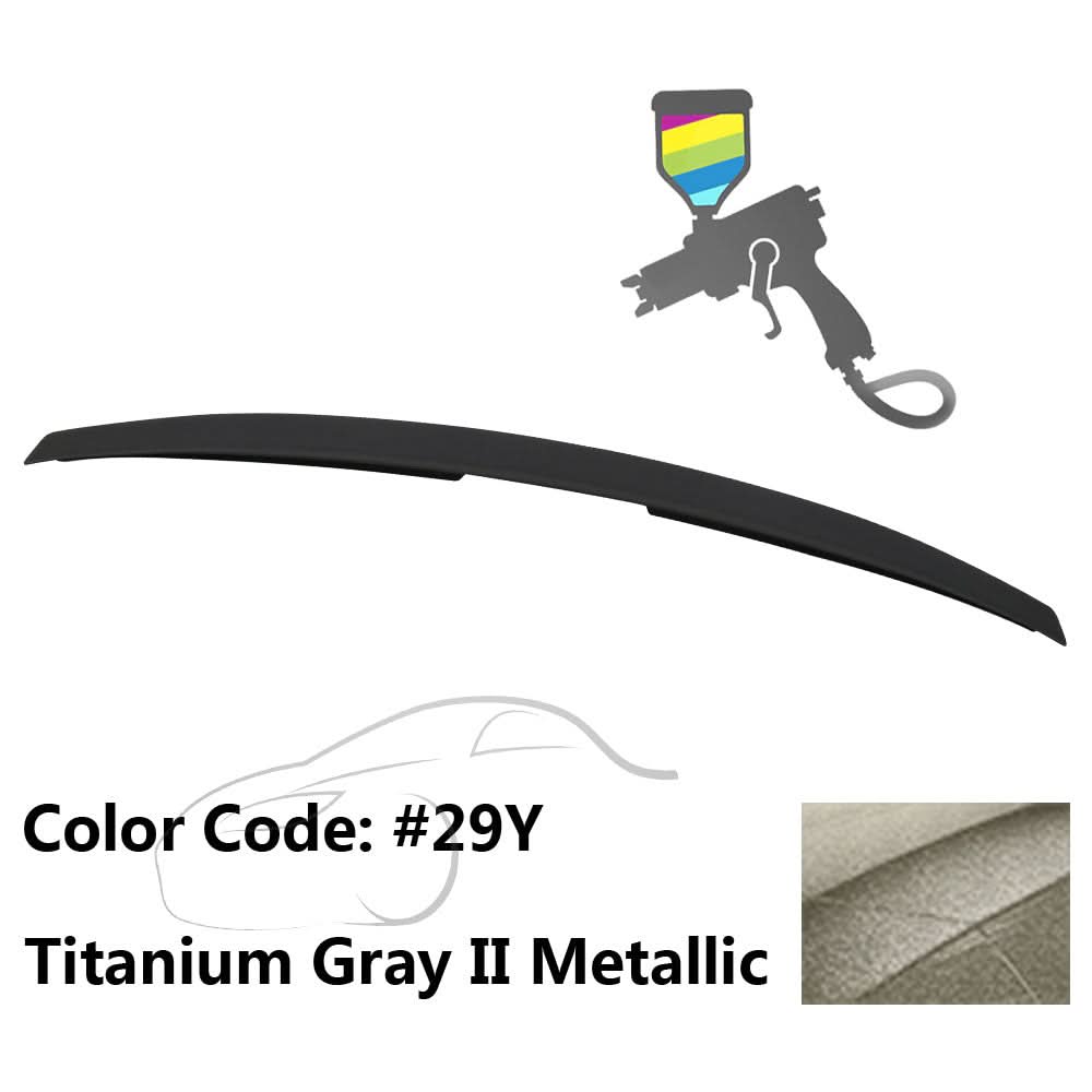 2004-2009 Mazda 3 Sedan Flush Mount  Painted Trunk Spoiler ABS