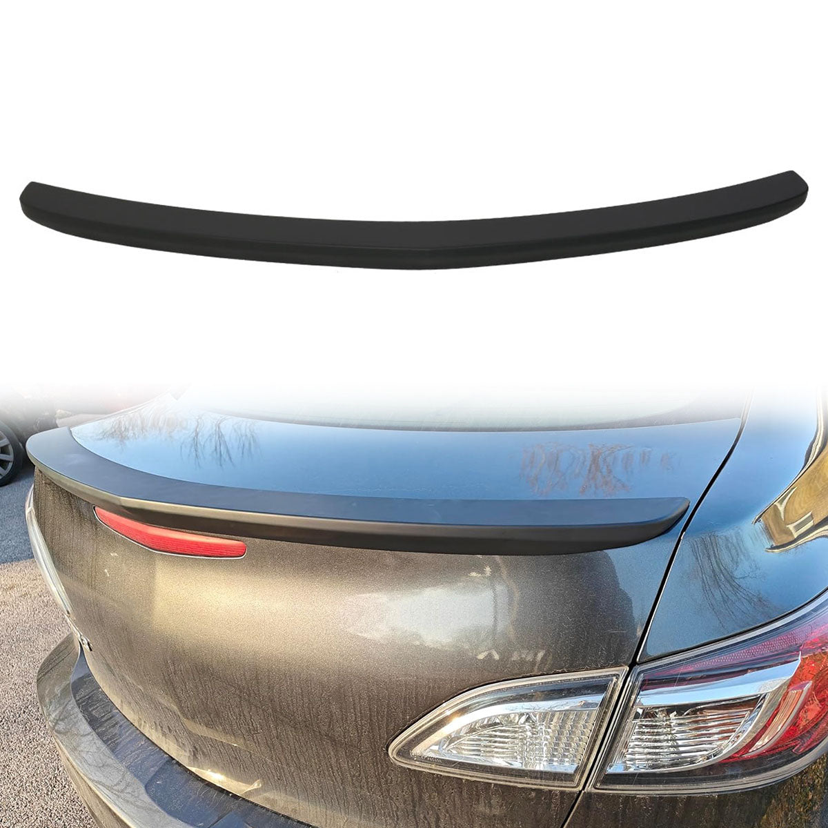 2010-2013 Mazda 3 Sedan  Painted Color Trunk Spoiler ABS