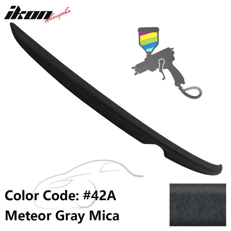 Matte Fits 14-18 Mazda 3 Mazda3 Sedan Flush Factory Trunk Spoiler