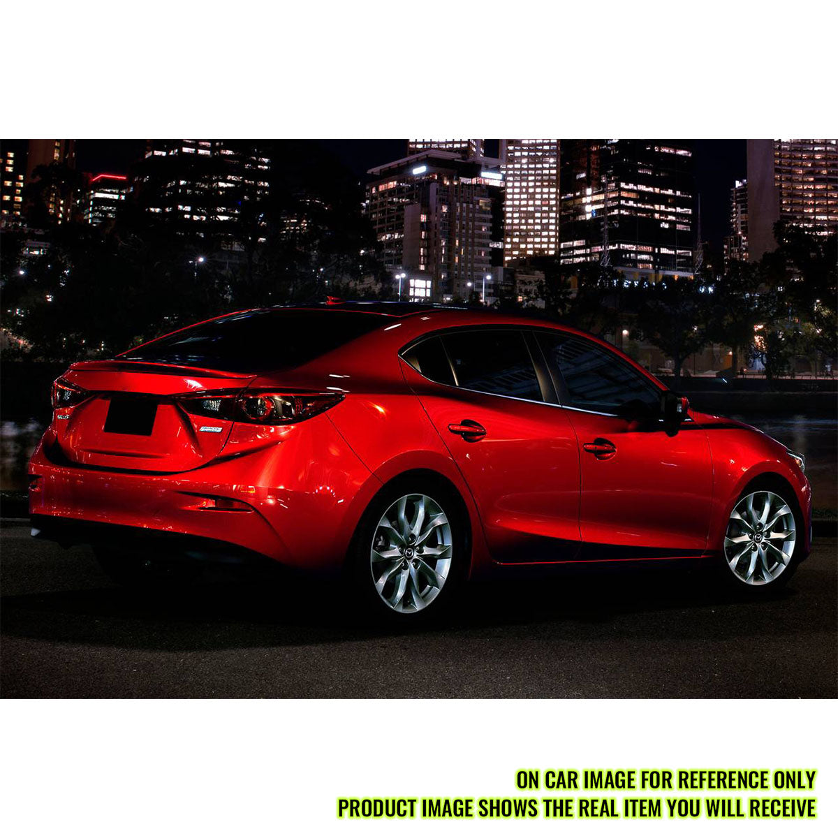 Matte Fits 14-18 Mazda 3 Mazda3 Sedan Flush Factory Trunk Spoiler