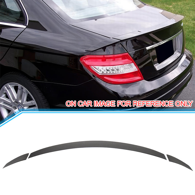 2008-2014 Mercedes Benz C-Class W204 B Style Trunk Spoiler ABS