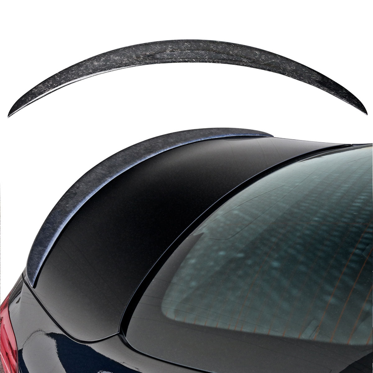 2015-2021 Benz C W205 4dr AMG Style Forged Trunk Spoiler Carbon Fiber