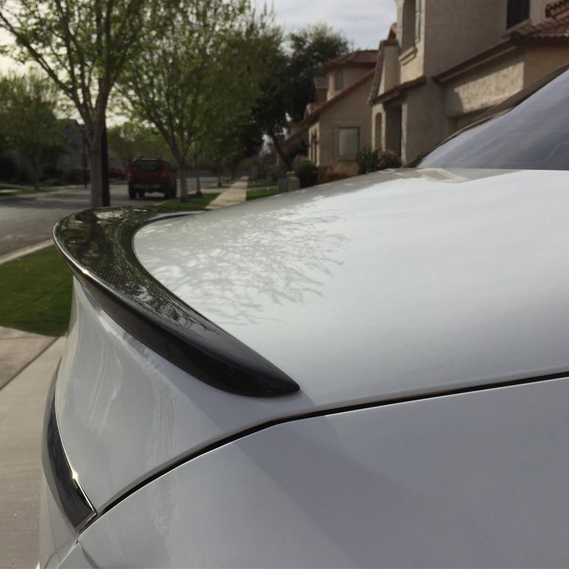 2015-2021 Benz W205 C Class Sedan AMG Style Trunk Spoiler Carbon Fiber