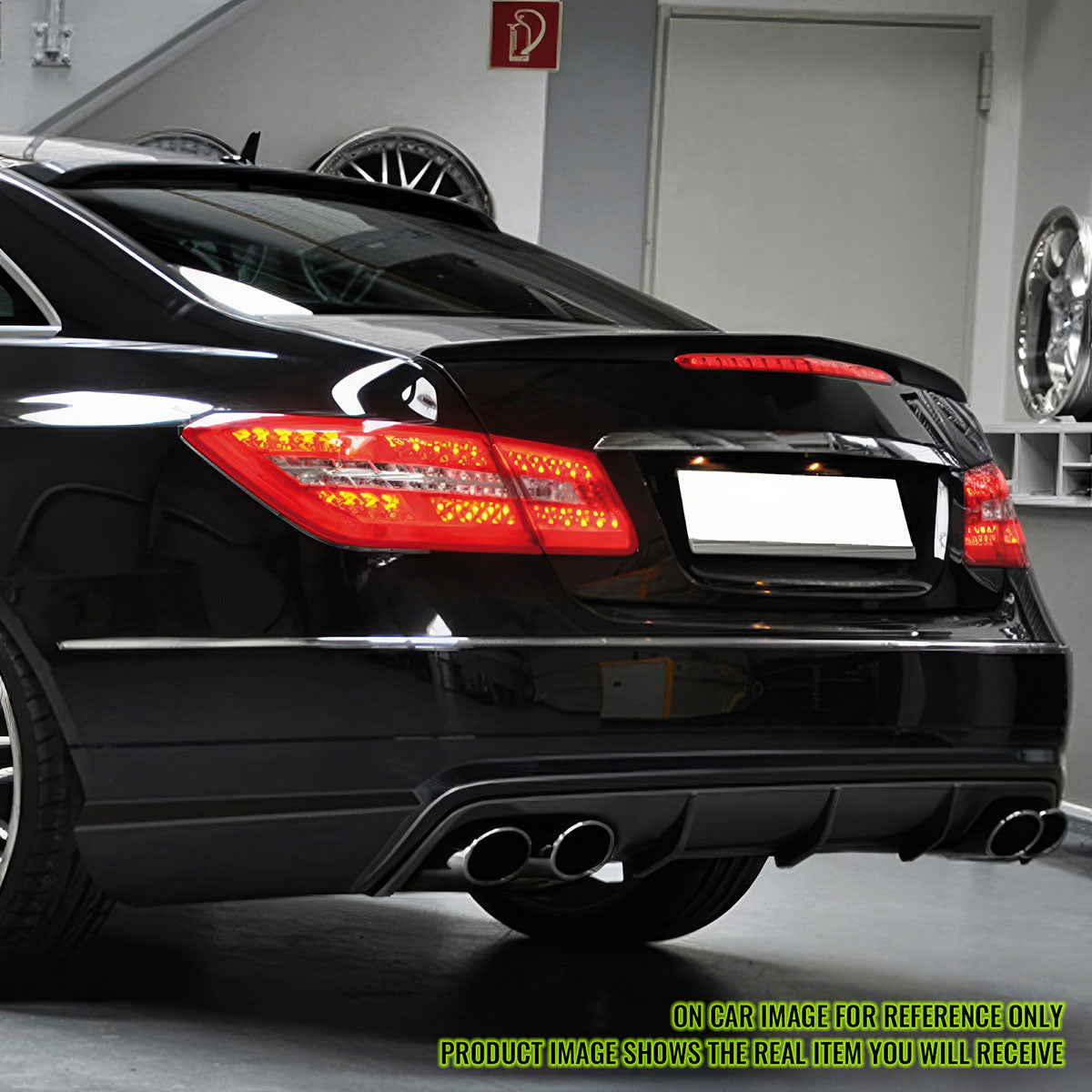 2010-2017 Benz W207 C207 2Dr Coupe Matte Window Roof Spoiler