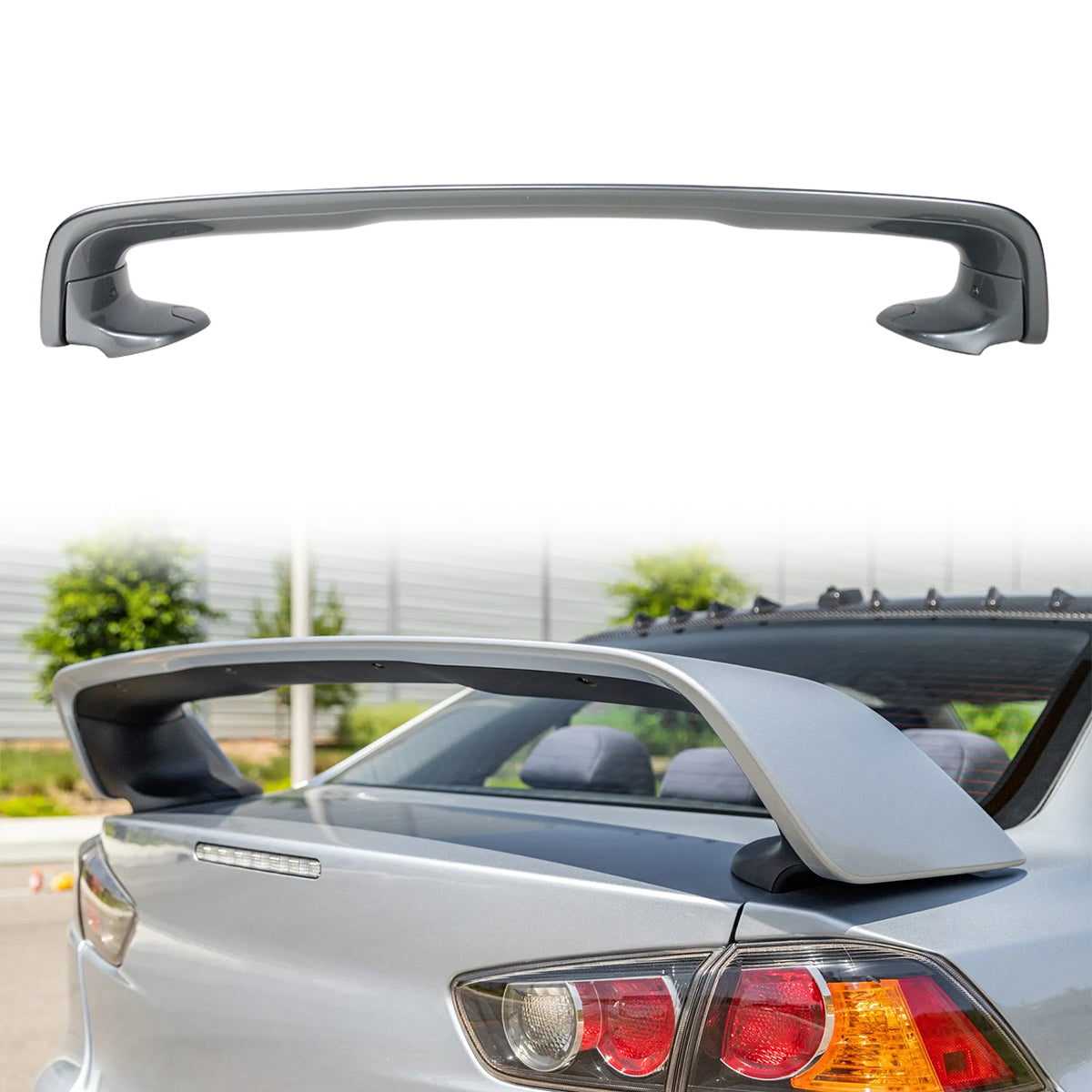 2008-2017 Mitsubishi Lancer Evolution 10 X Trunk Spoiler Wing Lip ABS