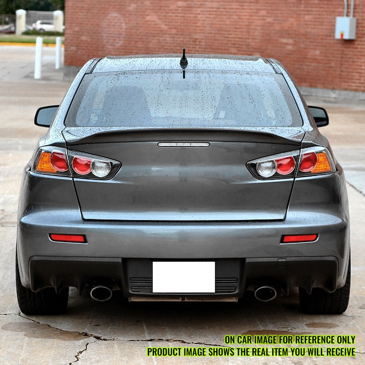 2008-2017 Mitsubishi Lancer EVO X 10 RS Rear Trunk Spoiler ABS