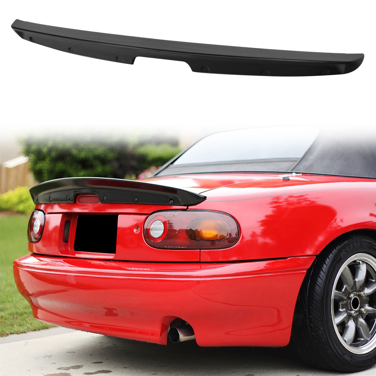 1990-1997 Mazda Miata MX5 KG Type 1 Rear Trunk Spoiler Wing Lip ABS
