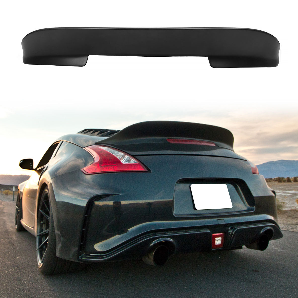2009-2021 Nissan 370Z Coupe Ikon Style Trunk Spoiler Wing Painted PP