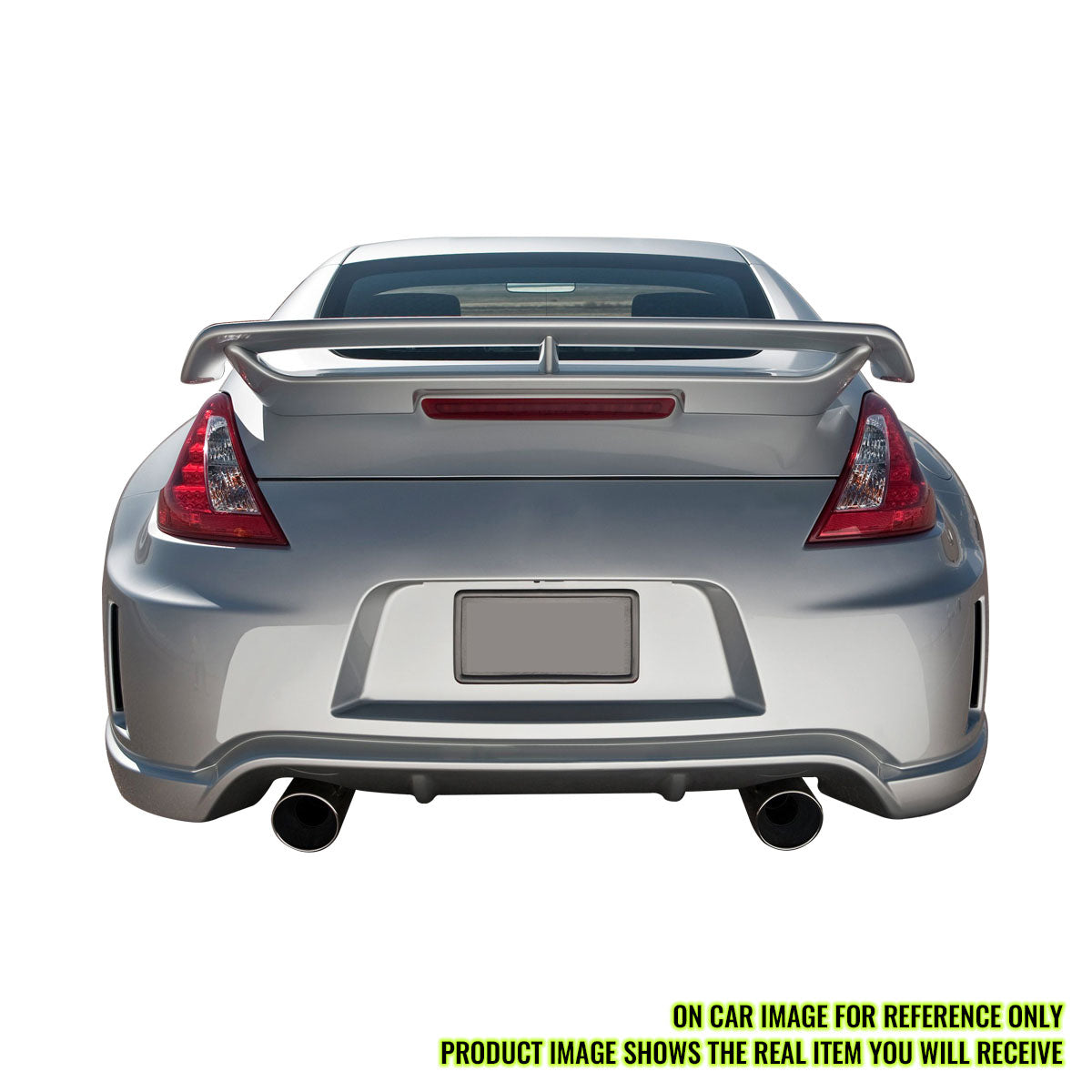 2009-2021 Nissan 370Z Z34 Coupe N White/Black Rear Spoiler Wing ABS