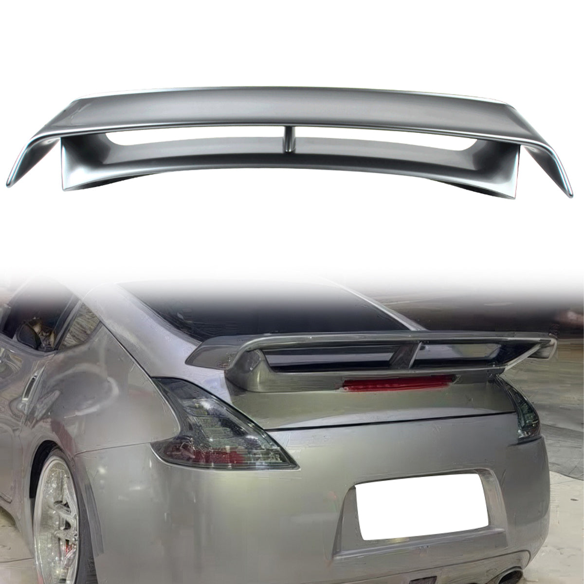 2009-2021 Nissan 370Z Coupe Rear Trunk Spoiler Ducktail Wing Lip ABS