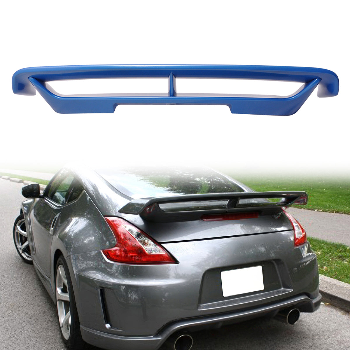 2009-2021 Nissan 370Z Coupe Rear Trunk Spoiler Ducktail Wing Lip ABS