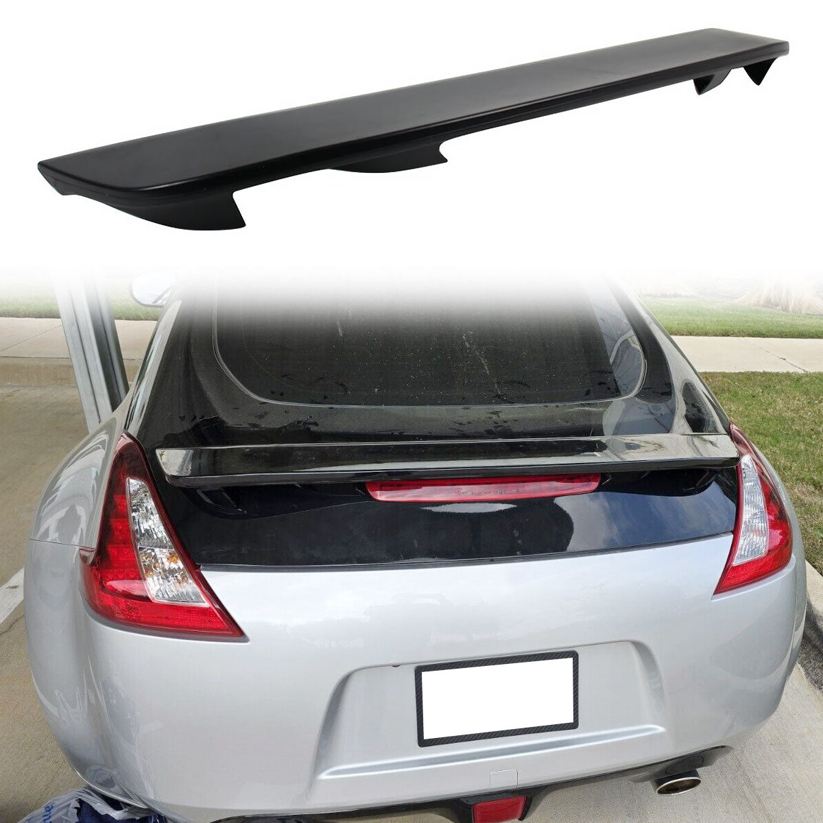 2009-2021 Nissan 370Z Z34 Coupe Painted Color ABS Trunk Spoiler