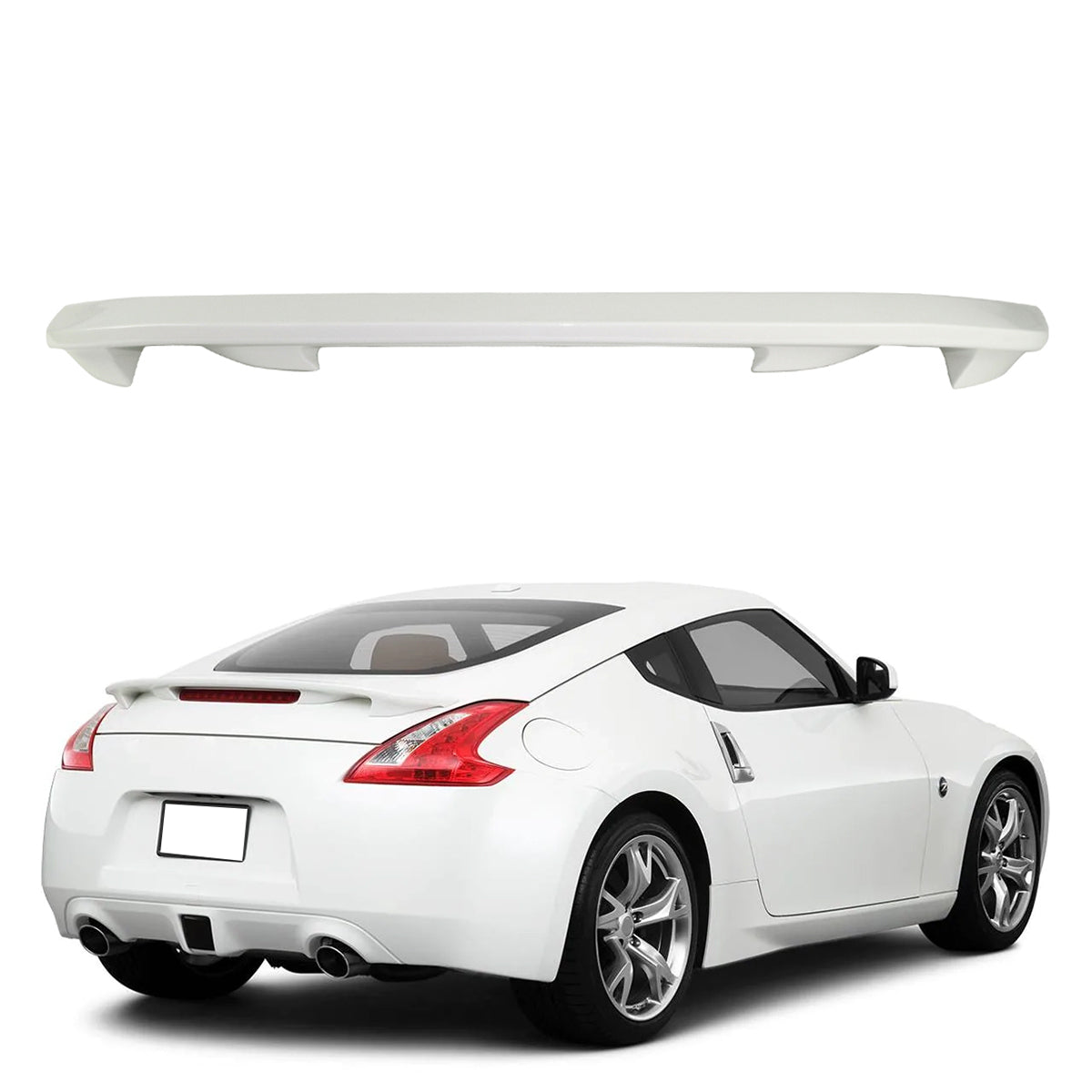 2009-2021 Nissan 370Z Z34 Coupe Painted Color ABS Trunk Spoiler