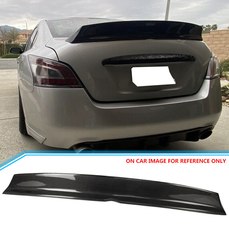 2009-2015 Nissan Maxima A35 IKON Trunk Spoiler Splitter Carbon Fiber