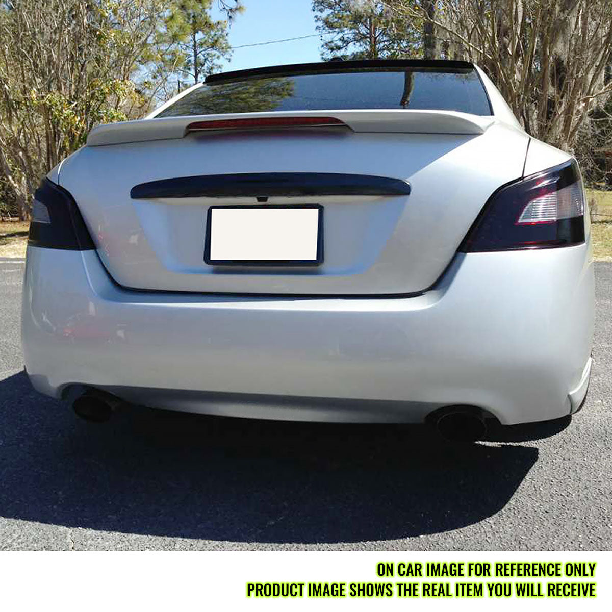 2009-2015 Nissan Maxima OE Matte Bk Rear Spoiler Wing LED Brake Light