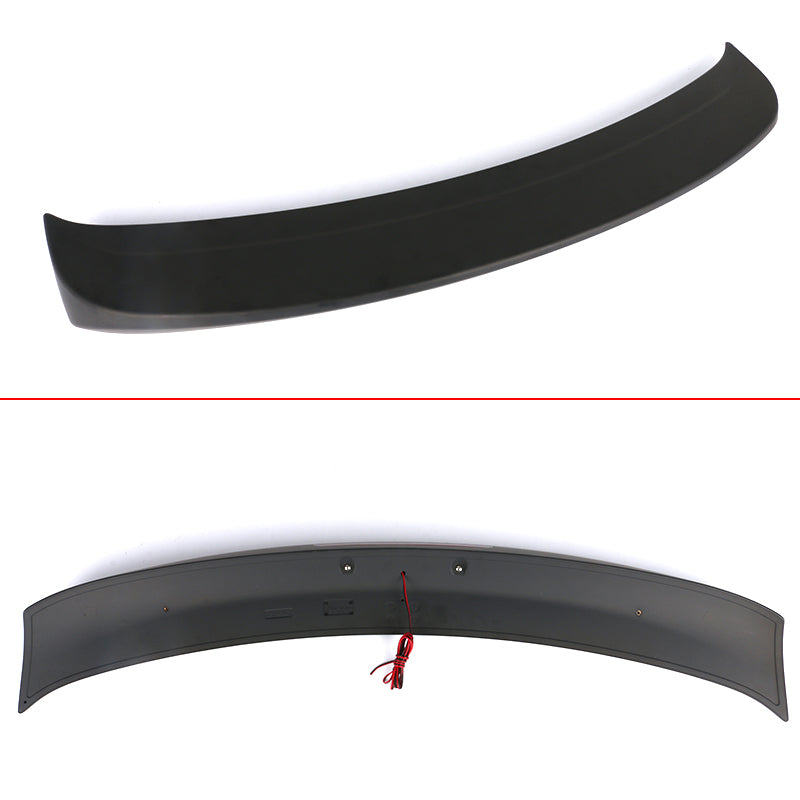 2012-2019 Nissan Versa 4 Door Matte Black Rear Spoiler Wing ABS