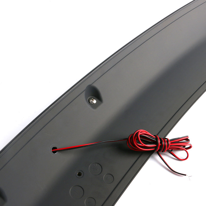 2012-2019 Nissan Versa 4 Door Matte Black Rear Spoiler Wing ABS