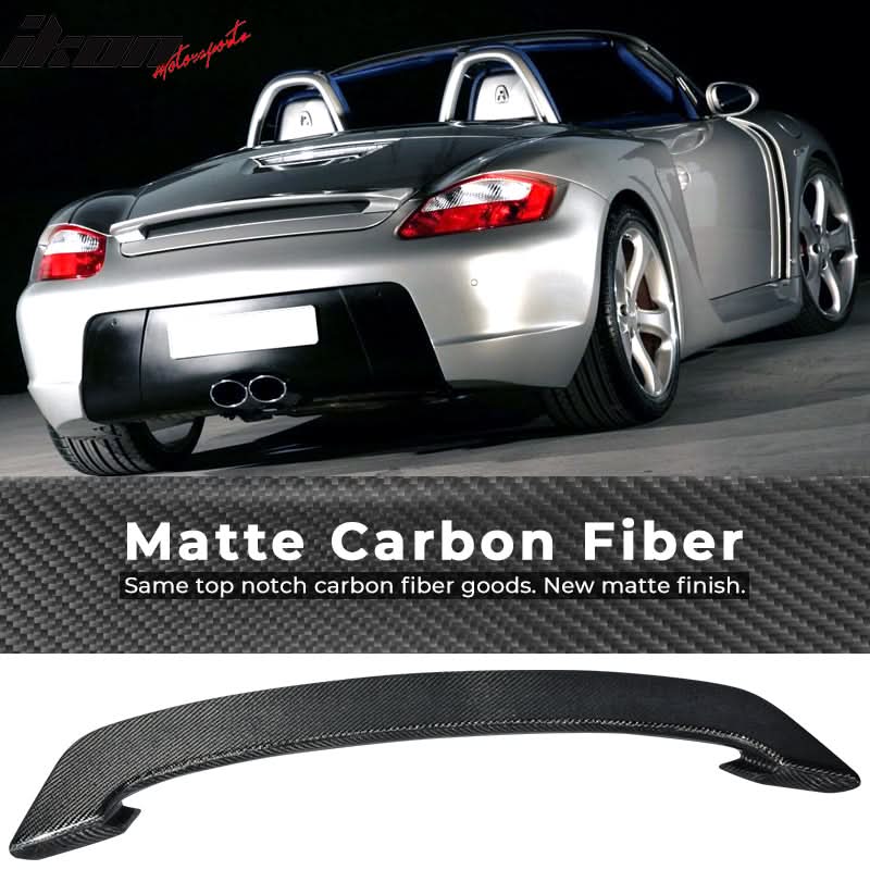 2009-2012 Porsche Boxster 987 Rear Trunk Spoiler Carbon Fiber