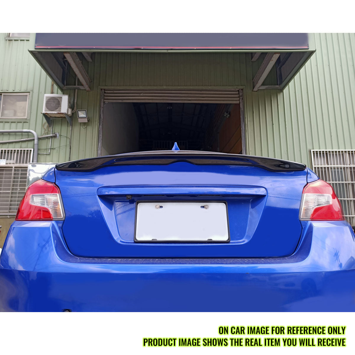 2015-2021 Subaru WRX D2 Style Unpainted Black Rear Trunk Spoiler ABS