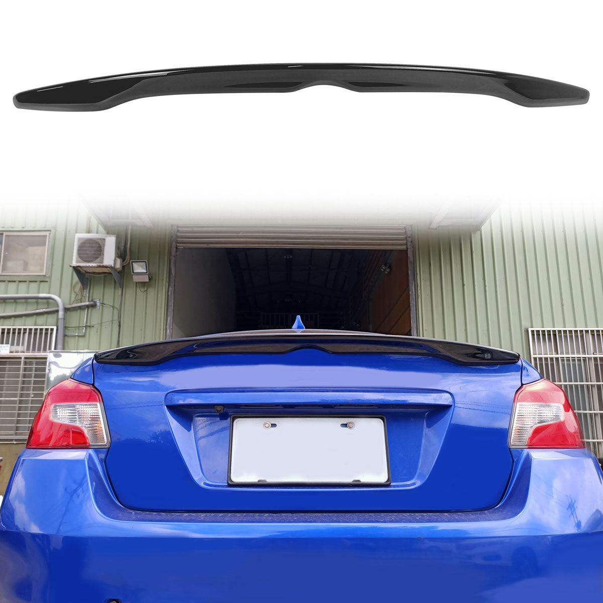 2015-2021 Subaru WRX D2 Style Gloss Black Rear Trunk Spoiler ABS