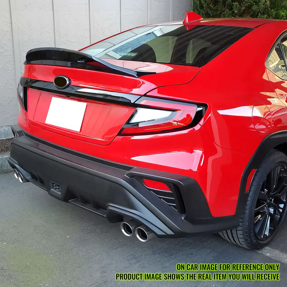 2022-2025 Subaru WRX R Style Carbon Fiber Print Trunk Spoiler ABS