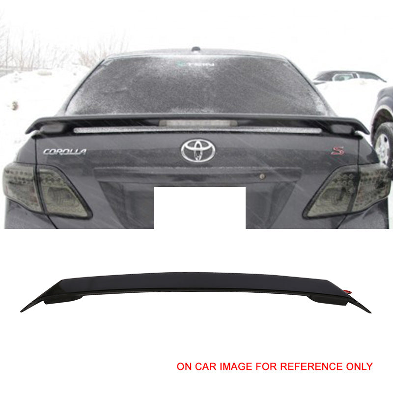 2009-2013 Toyota Corolla Trunk Spoiler W/LED Brake Light OE Style ABS