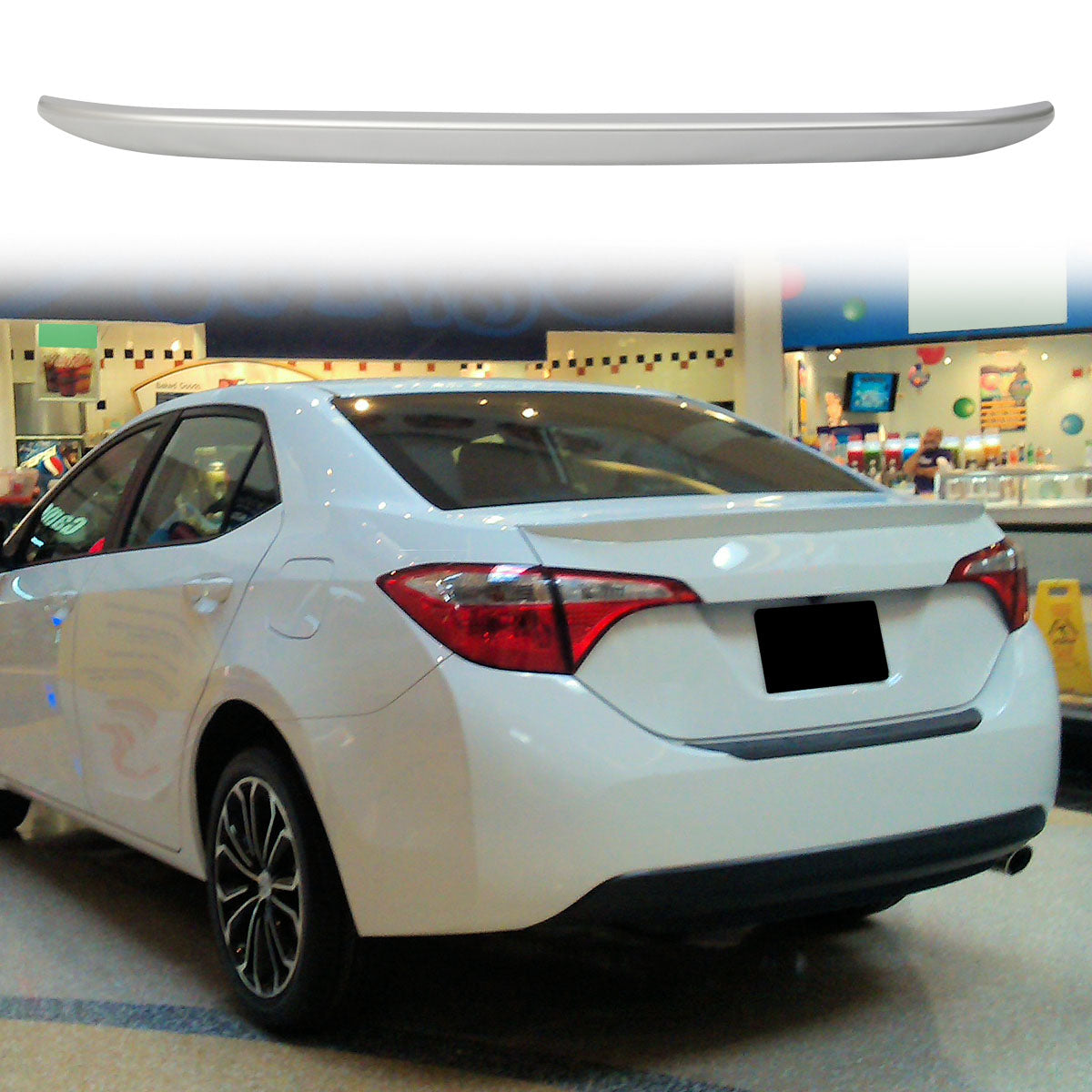 2014-2019 Toyota Corolla OE Style Rear Trunk Spoiler Wing Lip ABS