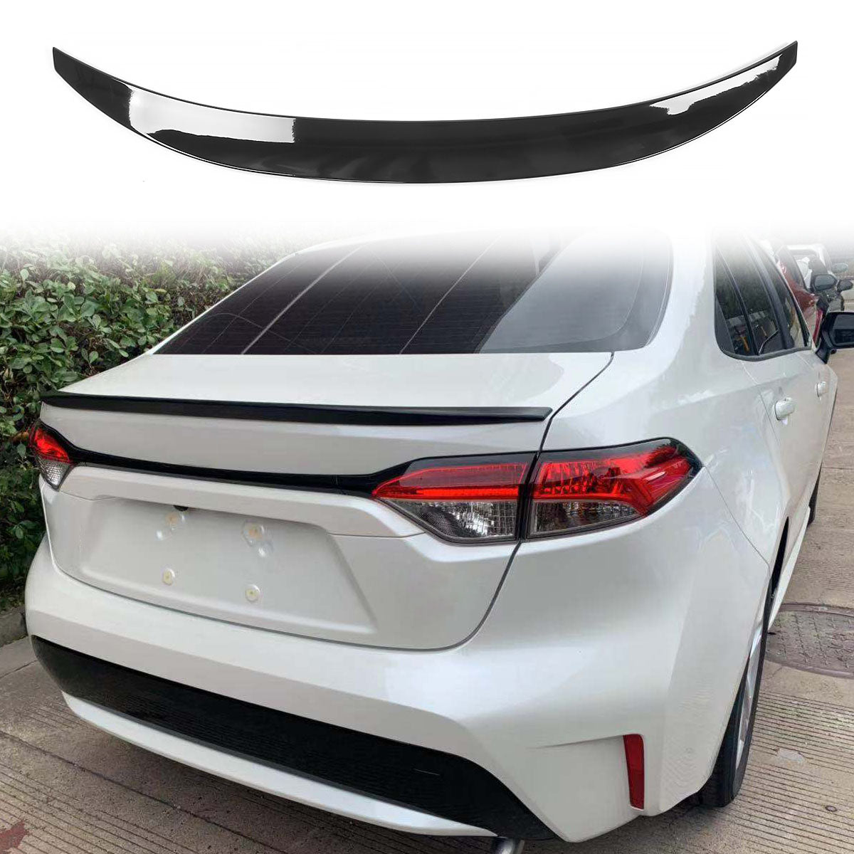 2020-2025 Toyota Corolla Sedan IKON Style Trunk Spoiler Wing ABS