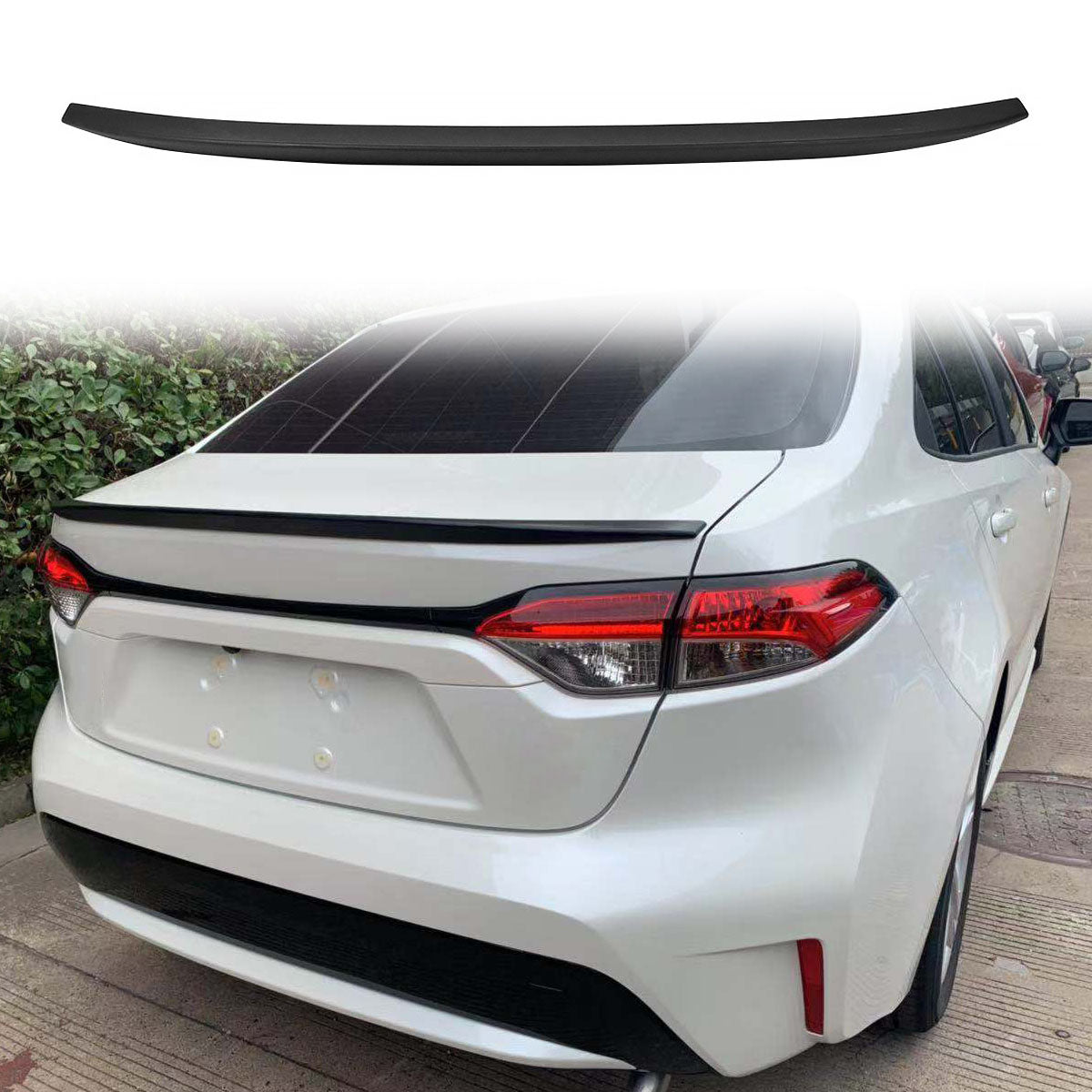 2020-2025 Toyota Corolla Sedan IKON Style Trunk Spoiler Wing ABS