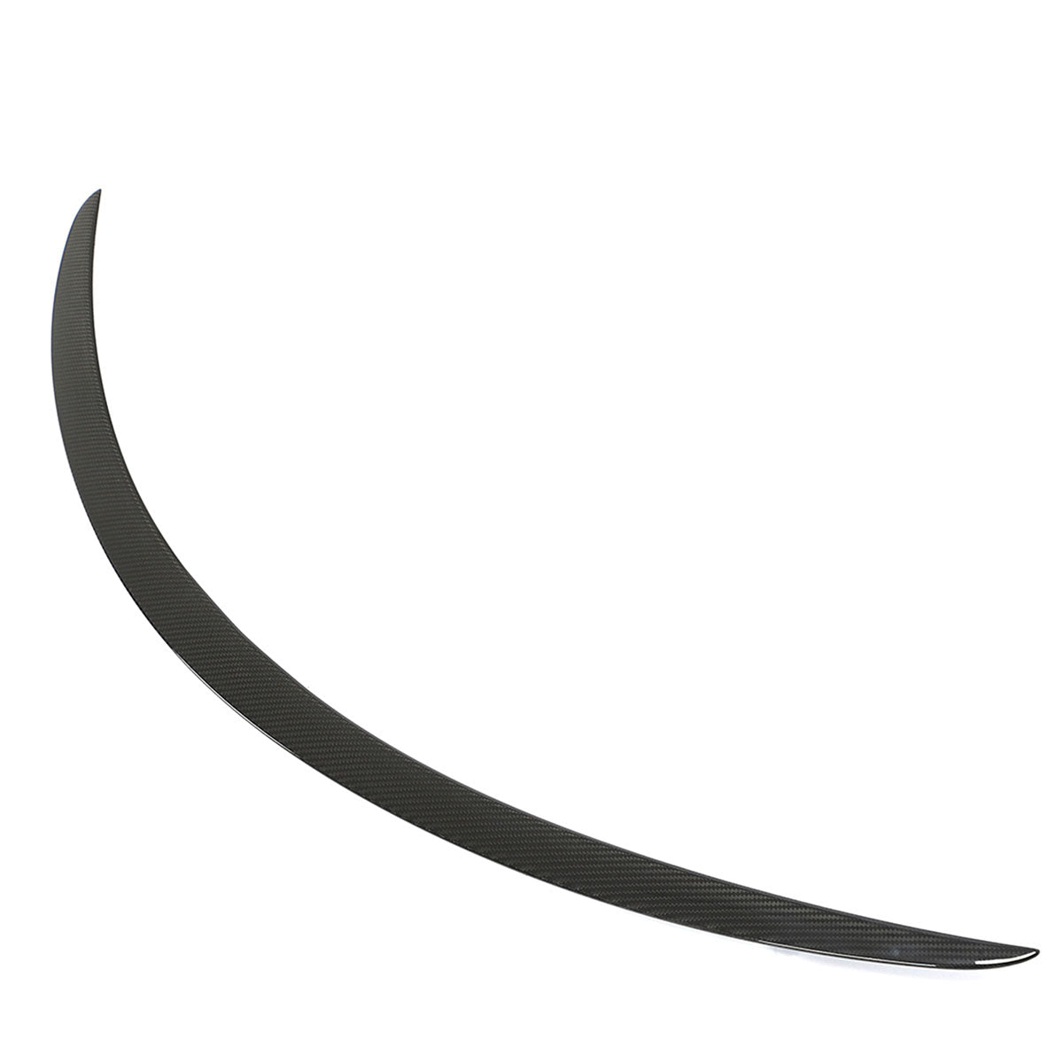 2012-2023 Tesla Model S Gloss Black Rear Spoiler Wing Dry Carbon Fiber