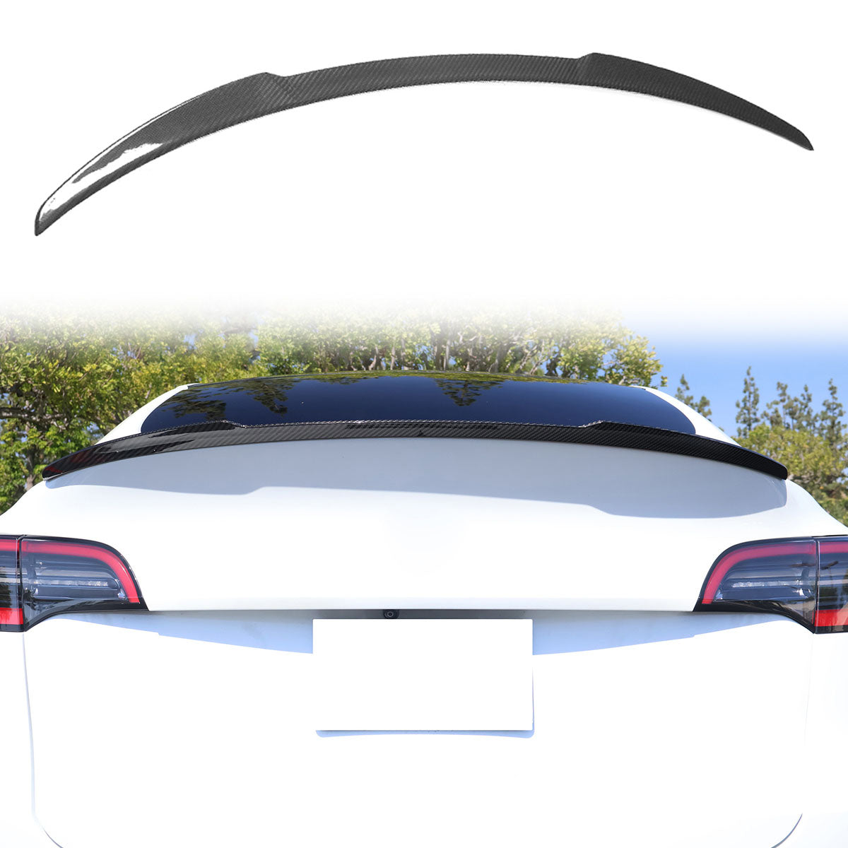 2020-2023 Tesla Model Y IKON Style Rear Trunk Spoiler Lip Wing