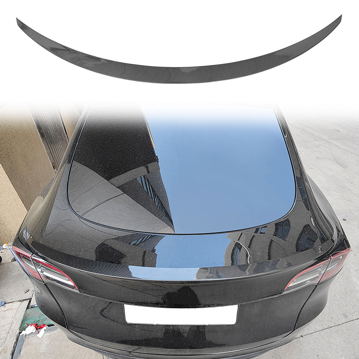 2020-2024 Tesla Model Y OE Rear Trunk Spoiler Wing ABS