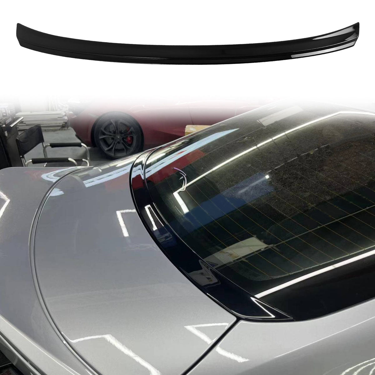 2022-2025 Subaru BRZ Toyota GR86 Trunk Spoiler Gloss Black ABS Wing