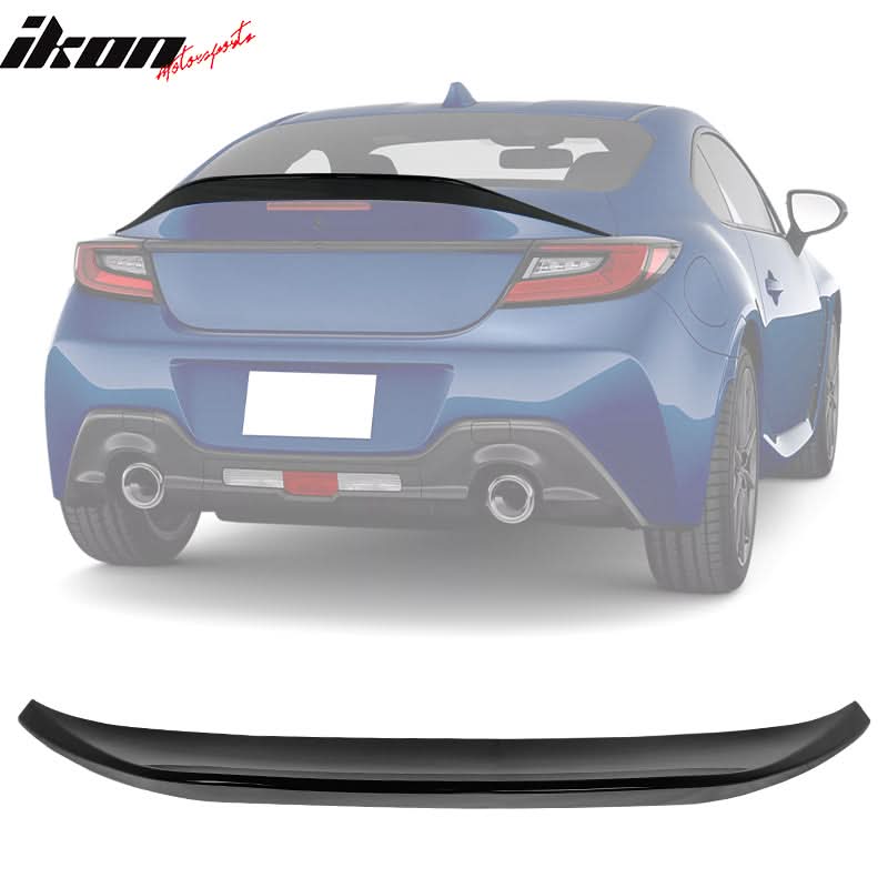 2022-2025 Subaru BRZ GR86 #D4S Black IKON Roof + TRD Trunk Spoiler ABS