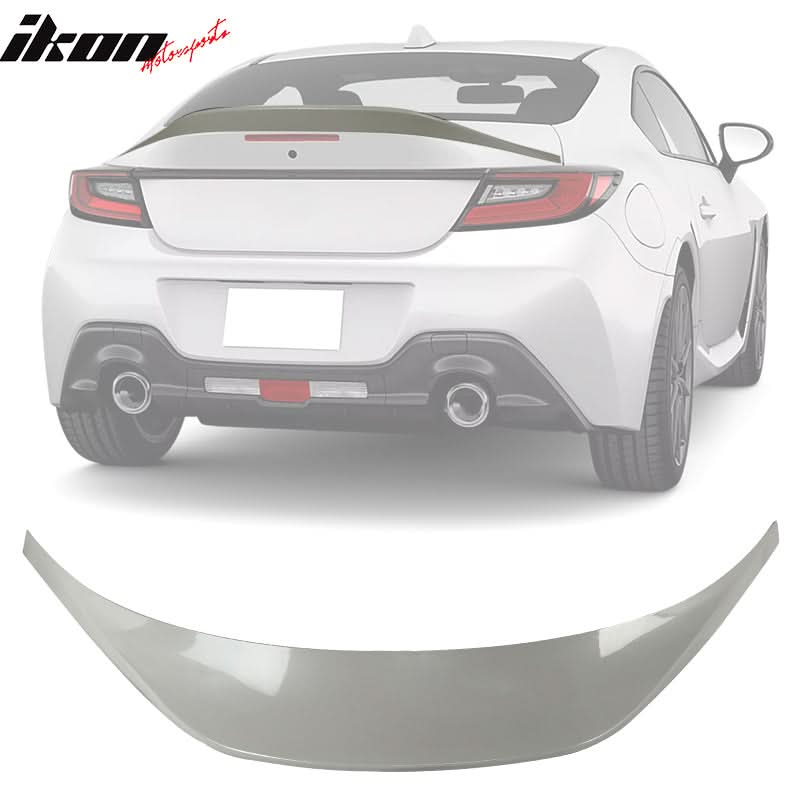 2022-2025 Subaru BRZ GR86 #K1X White V Roof + TRD Trunk Spoiler ABS