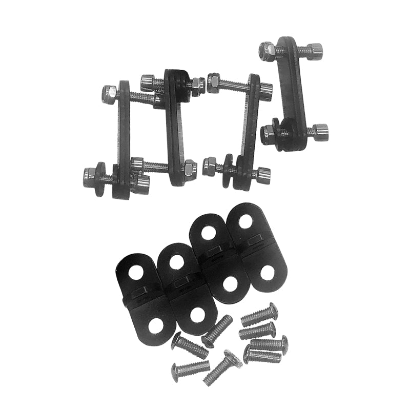 Universal 2PCS Spoiler Leg Brackets Car Rear Trunk Side Plate V5 Style
