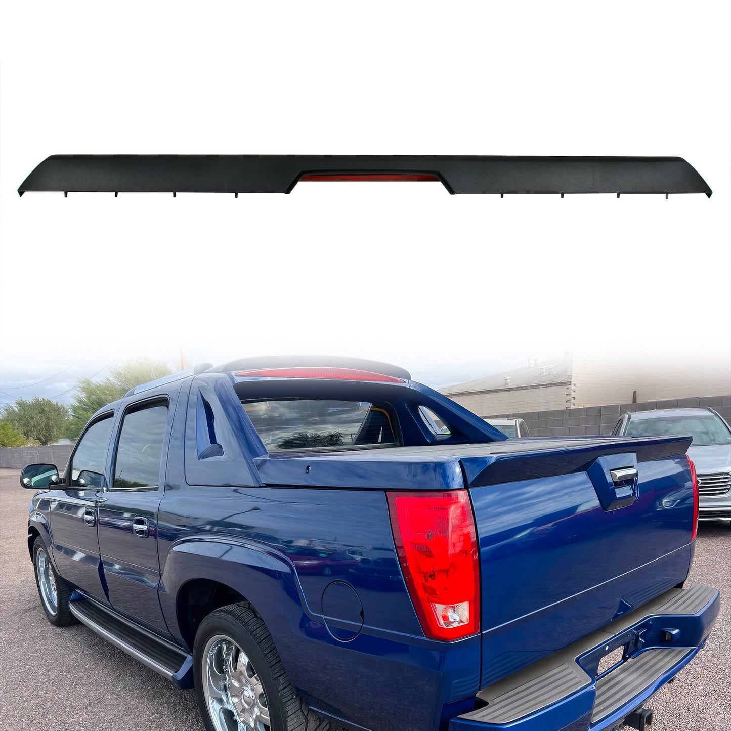 2002-2006 Escalade EXT Avalanche 1500/2500 Tailgate Molding Cap PP