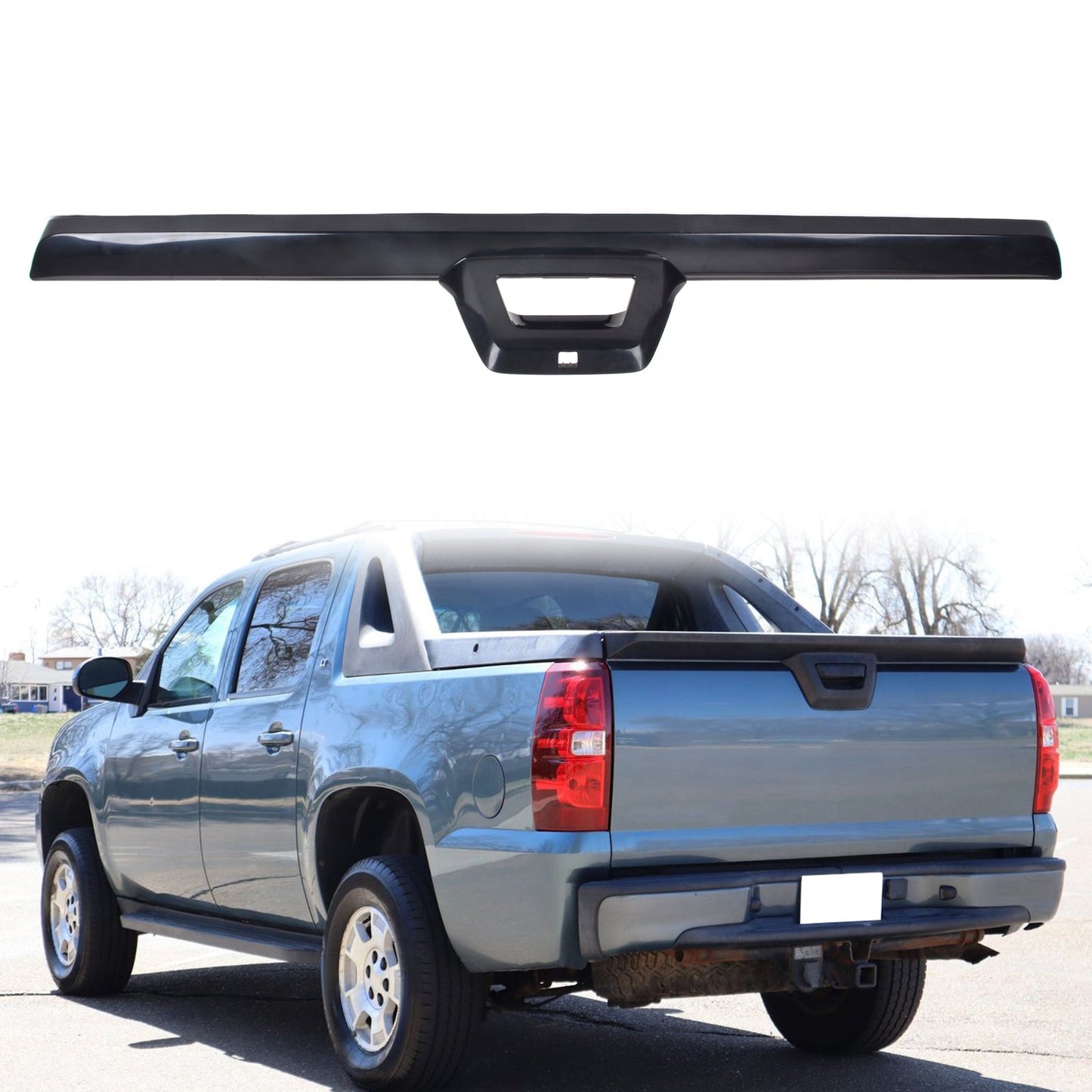 2007-2013 Chevy Avalanche Escalade EXT Tailgate Molding Cap Spoiler PP