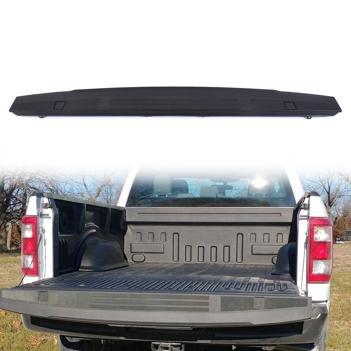 2021-2024 F-150 Lightning W/O Flex Step Tailgate Molding Cap Spoiler